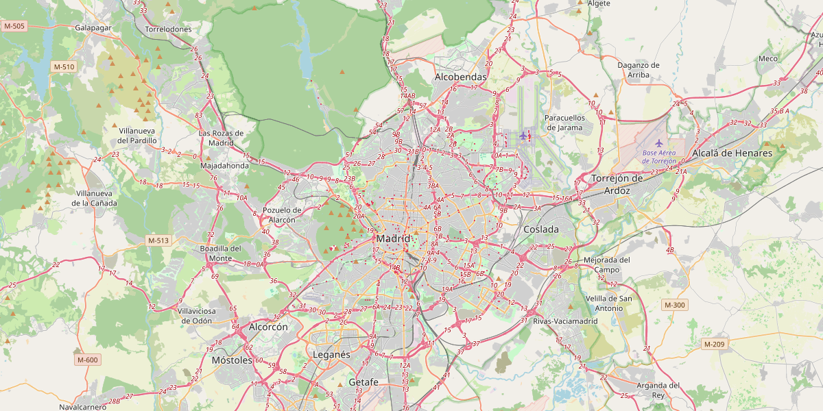 Madrid — 302 aseos públicos mapeados por la comunidad