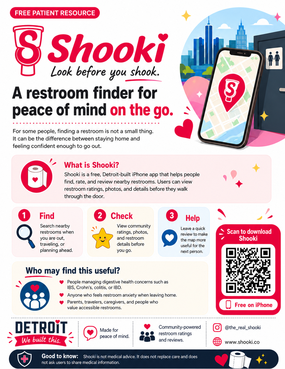 Shooki free patient resource flyer preview